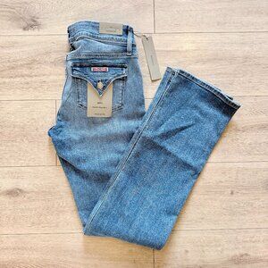 Hudson "Beth" Mid-Rise Baby Bootcut Jeans Size 32